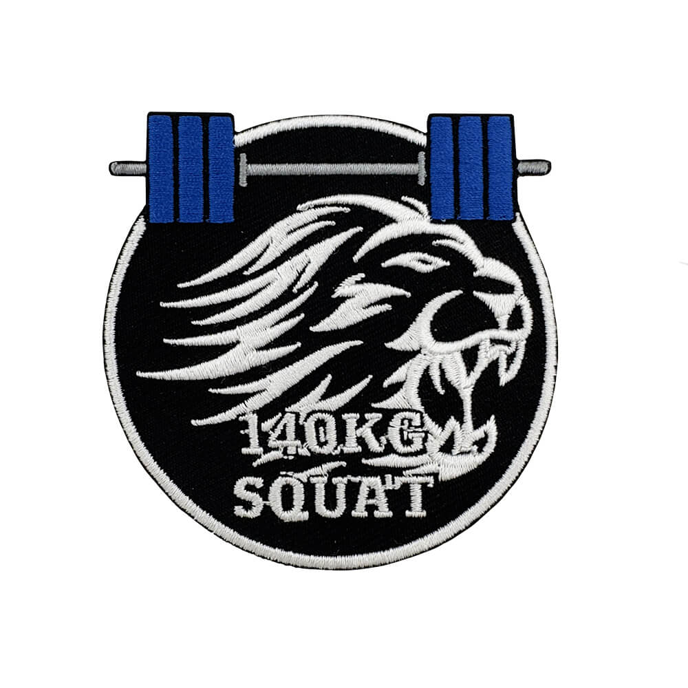 140KG Squat - Achievement Embleem