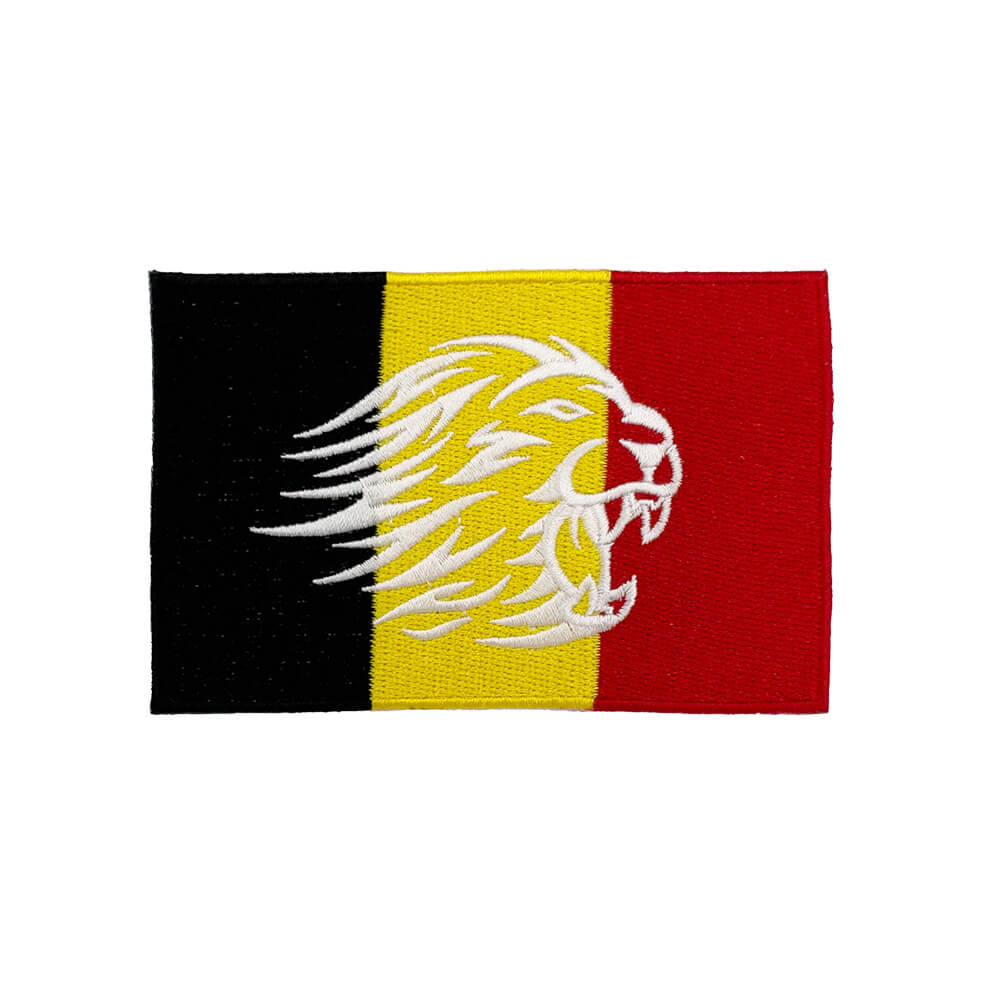 Lionetische belgische Flagge - Emblem