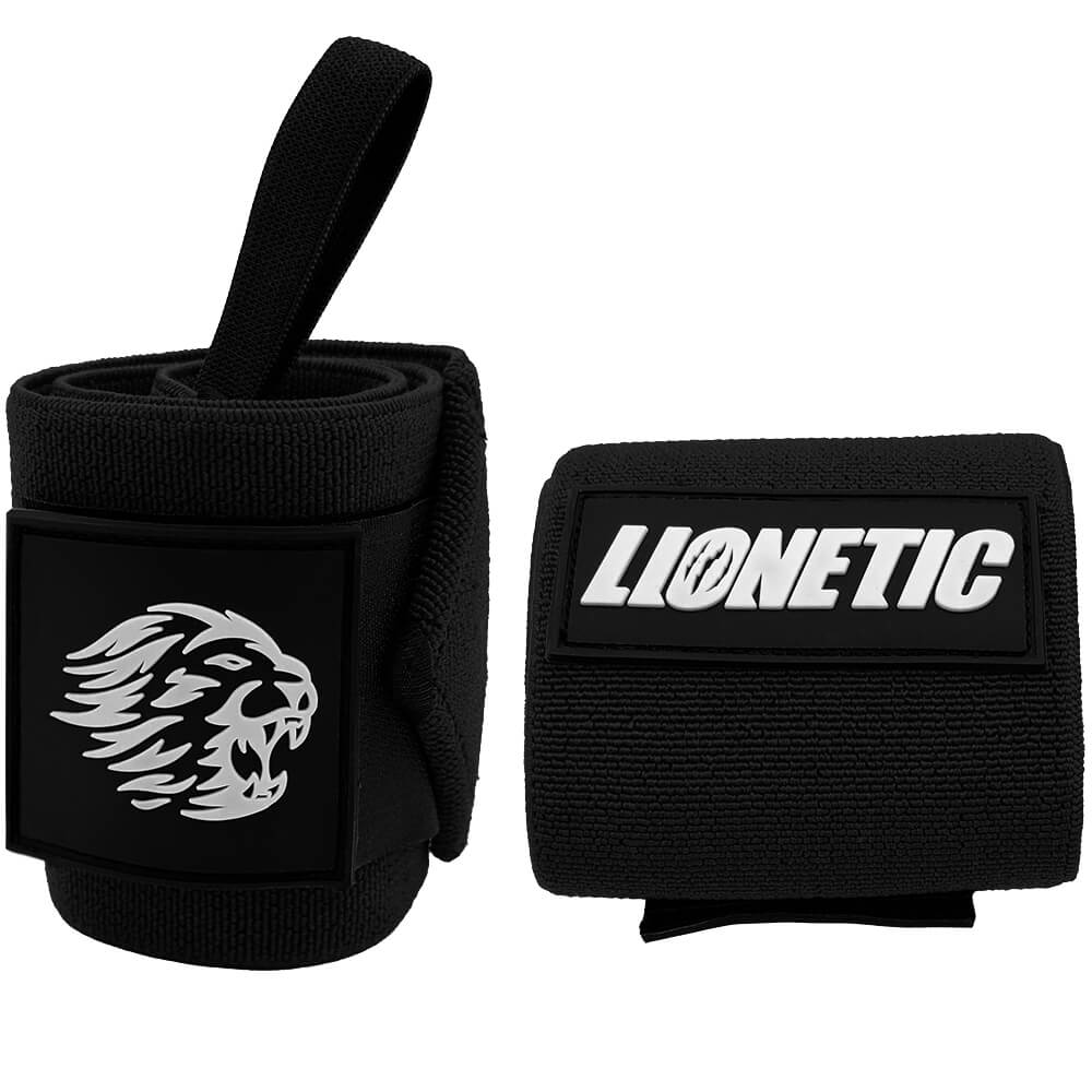 Wrist wraps - Lionetic Essentials Black On Black